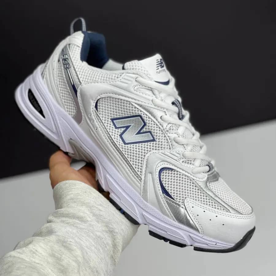 نیوبالانس 530 سفید سورمه ای NEW BALANCE 530