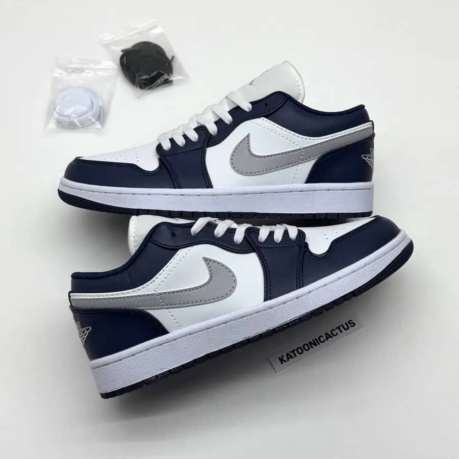 نایک ایر جردن وان لو میدنایت نیوی NIKE AIR JORDAN 1 LOW MIDNIGHT NAVY