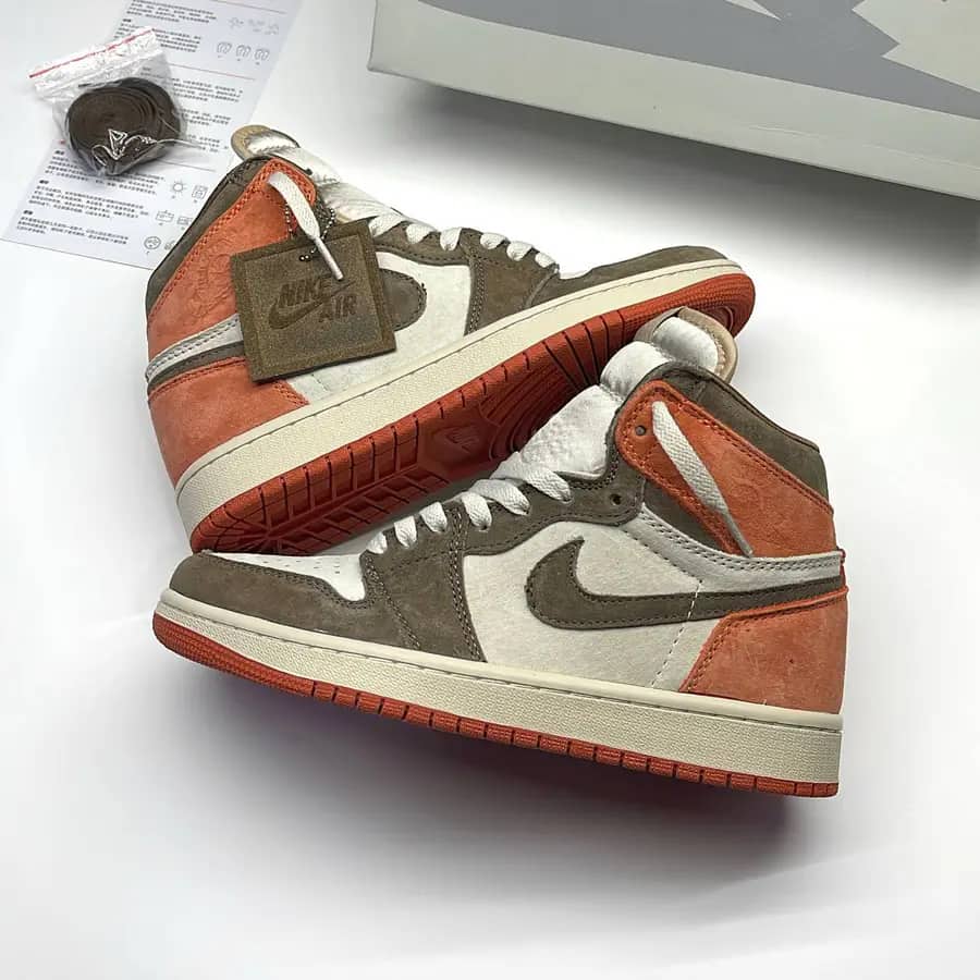 نایک ایر جردن وان ساقدار داست کلای NIKE AIR JORDAN 1 HIGH DUSTED CLAY