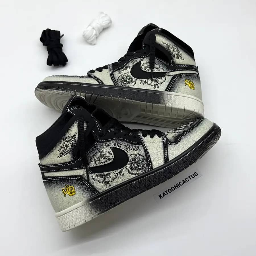 نایک ایر جردن وان ساقدار فامیلیا NIKE AIR JORDAN 1 HIGH OG FAMILIA DIA DE MUERTOS