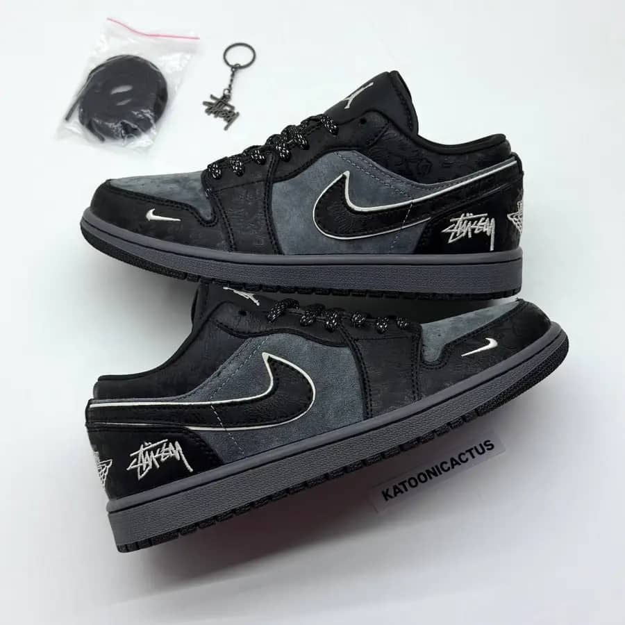 نایک ایر جردن وان لو استوسی NIKE AIR JORDAN 1 LOW X STUSSY