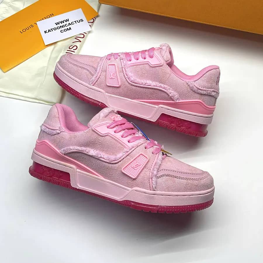 لویی ویتون ترینر صورتی LOUIS VUITTON TRAINER