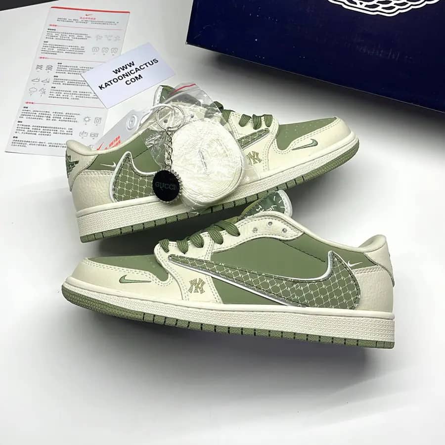 نایک ایر جردن وان لو تراویس اسکات گوچی NIKE AIR JORDAN 1 LOW TRAVIS SCOTT X GUCCI