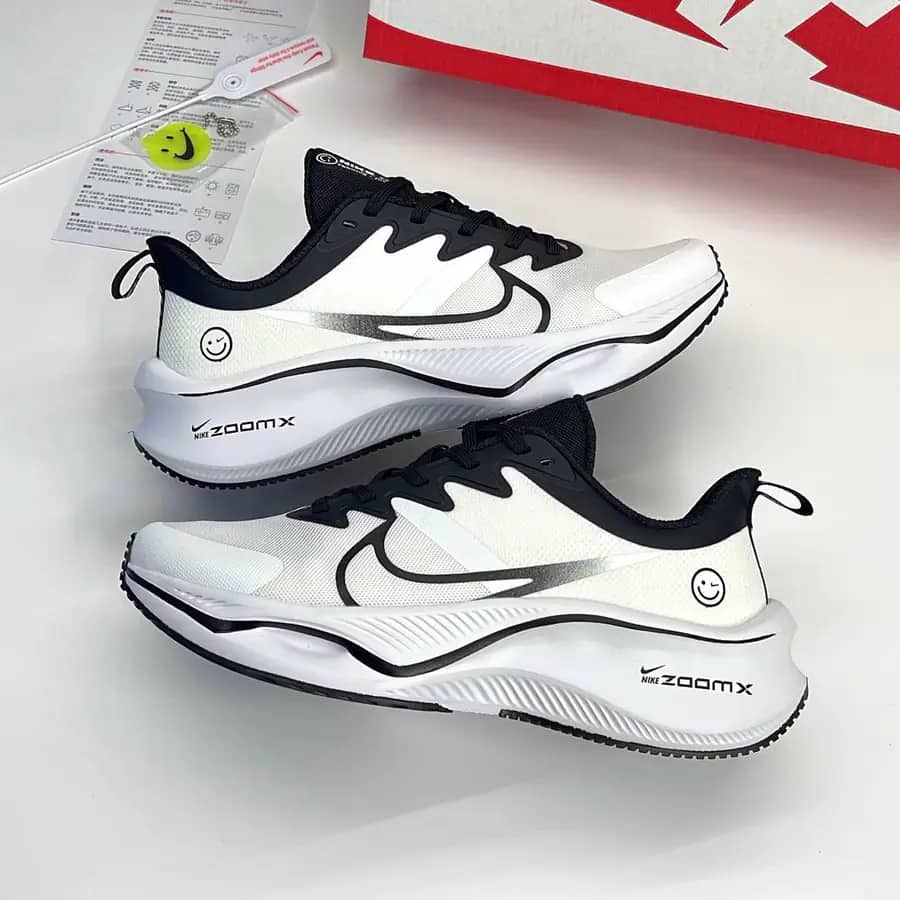 نایک زوم ایکس طرح لبخند سفید مشکی NIKE ZOOM X