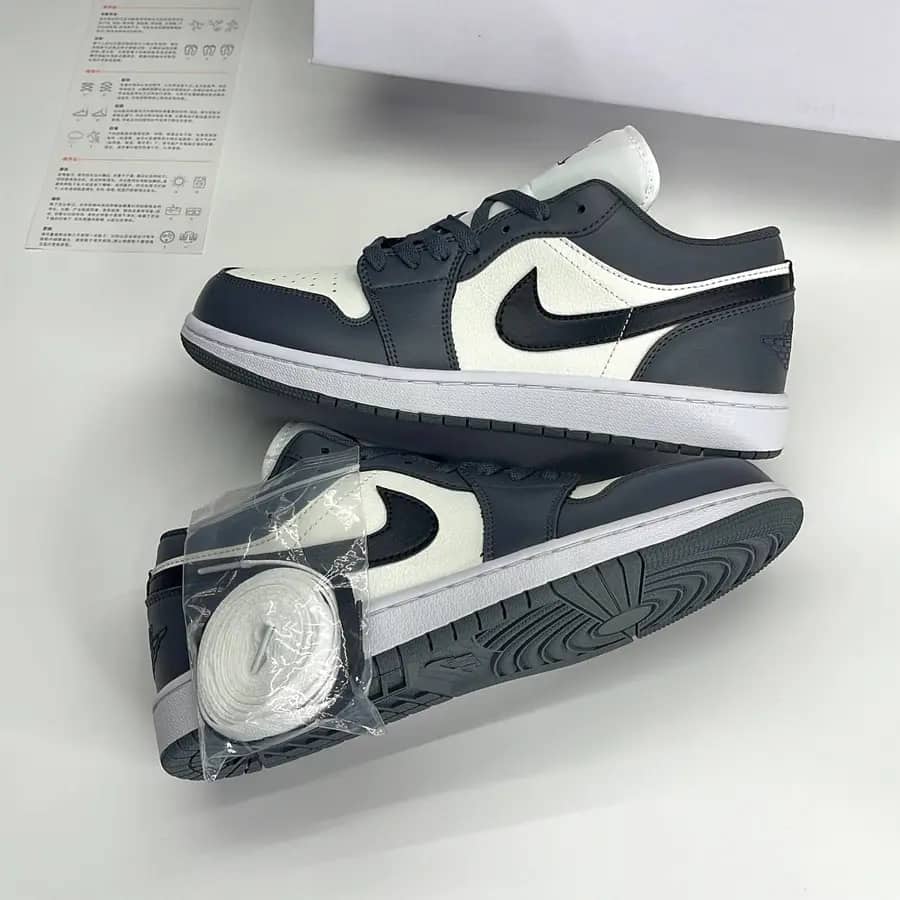 نایک ایر جردن وان لو دارک گری NIKE AIR JORDAN 1 LOW DARK GRAY