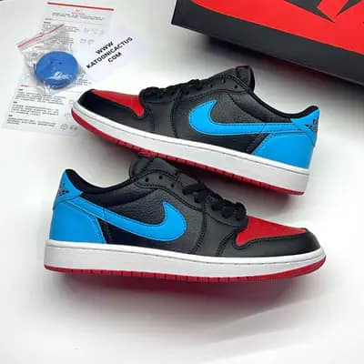 نایک ایر جردن وان لو یو ان سی تو شیکاگو NIKE AIR JORDAN 1 LOW UNC TO CHICAGO