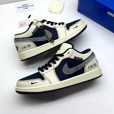 نایک ایر جردن وان لو دیور سورمه ای NIKE AIR JORDAN 1 LOW X DIOR