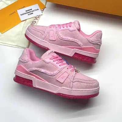 لویی ویتون ترینر صورتی LOUIS VUITTON TRAINER