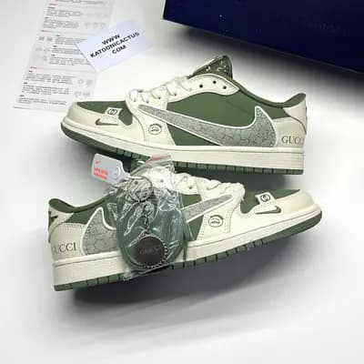 نایک ایر جردن وان لو تراویس اسکات گوچی NIKE AIR JORDAN 1 LOW TRAVIS SCOTT X GUCCI