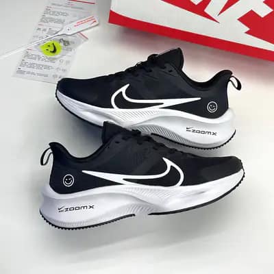 نایک زوم ایکس طرح لبخند مشکی سفید NIKE ZOOM X