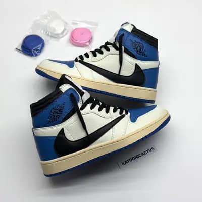 نایک ایر جردن وان ساقدار تراویس اسکات فرگمنت NIKE AIR JORDAN 1 HIGH X TRAVIS SCOTT X FRAGMENT