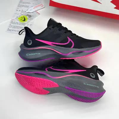 نایک زوم ایکس طرح لبخند مشکی صورتی NIKE ZOOM X