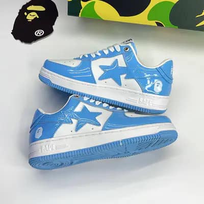 بیپ استا سفید آبی BAPE STA