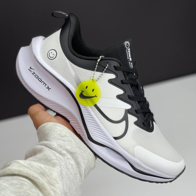 نایک زوم ایکس طرح لبخند سفید مشکی NIKE ZOOM X