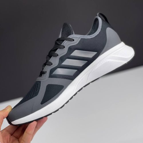 آدیداس کلودفوم مشکی طوسی ADIDAS CLOUDFOAM