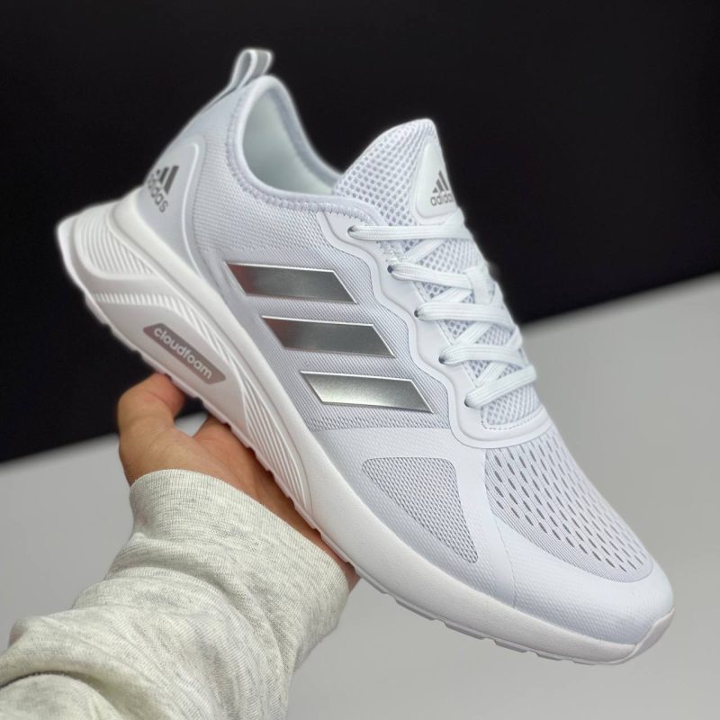 آدیداس کلودفوم سفید نقره ای ADIDAS CLOUDFOAM