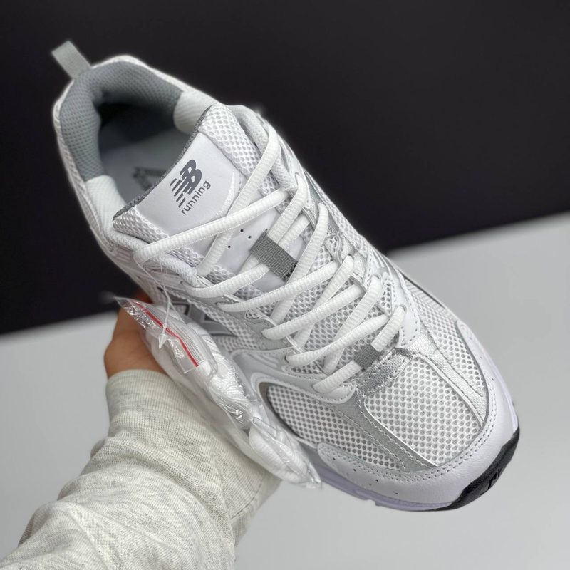 نیوبالانس 530 سفید نقره ای NEW BALANCE 530