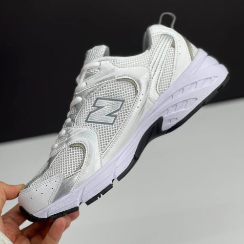 نیوبالانس 530 سفید نقره ای NEW BALANCE 530