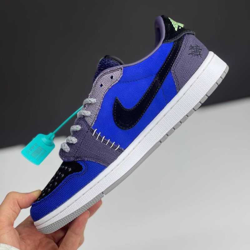 نایک ایر جردن 1 وودو آبی NIKE AIR JORDAN 1 LOW OG ZION WILLIAMSON VOODOO BLUE