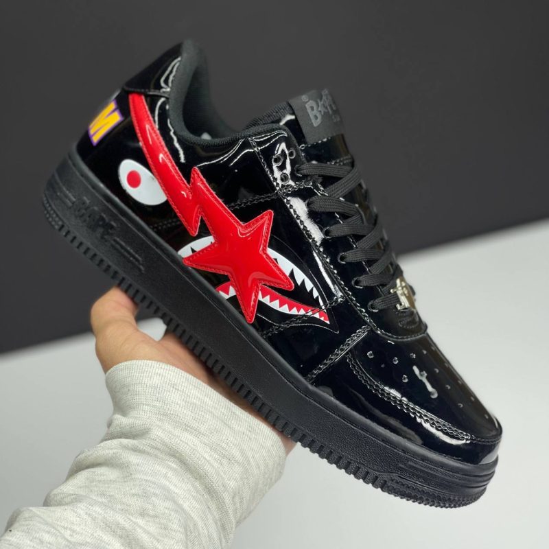 بیپ استا شارک مشکی BAPE STA SHARK