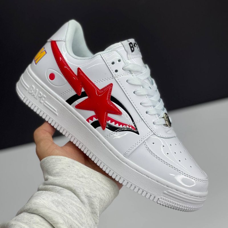 بیپ استا شارک سفید BAPE STA SHARK