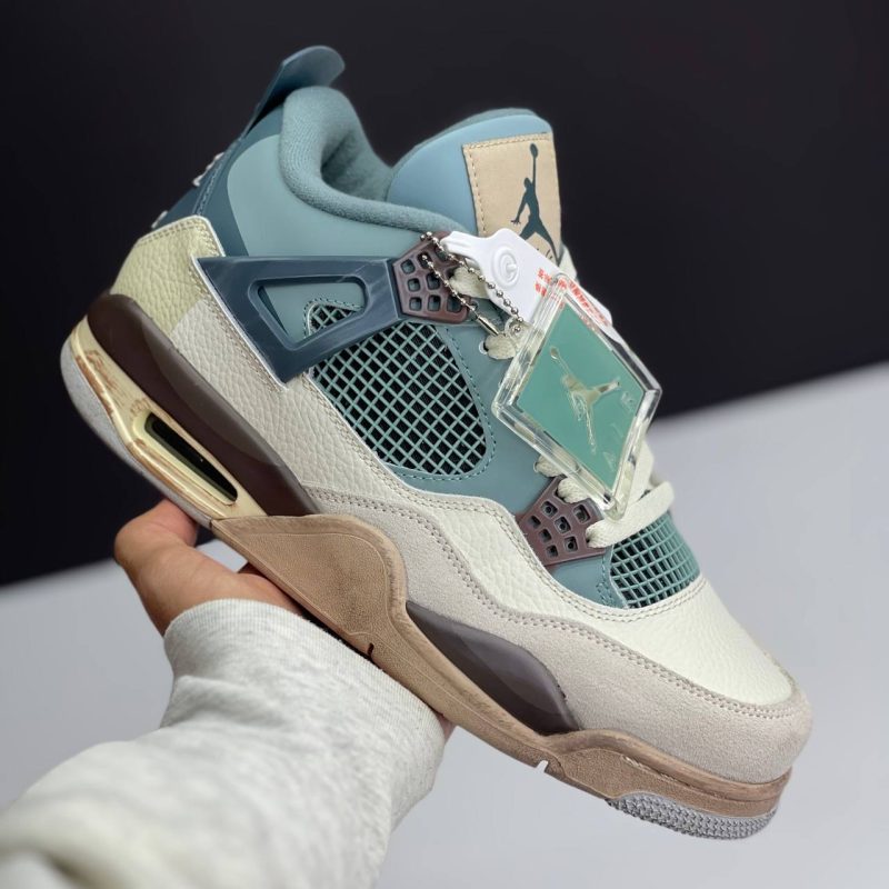 نایک ایر جردن فور رترو اسنورلکس کاستوم NIKE AIR JORDAN 4 RETRO SNORLAX CUSTOM