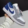 نایک ایر جردن وان لو فرنچ بلو NIKE AIR JORDAN 1 LOW FRENCH BLUE