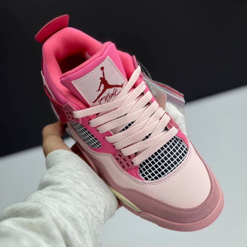 نایک ایر جردن فور رترو صورتی NIKE AIR JORDAN 4 RETRO CHANSEY