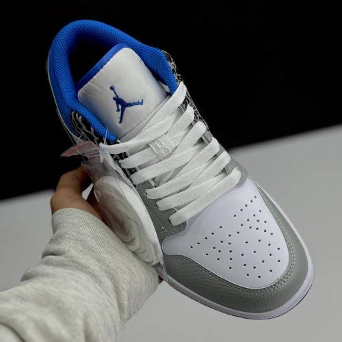 نایک ایر جردن وان لو ترو بلو NIKE AIR JORDAN 1 LOW TRUE BLUE