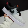 نایک ایر فورس وان مشکی طوسی NIKE AIR FORCE 1 BLACK SMOKE GREY