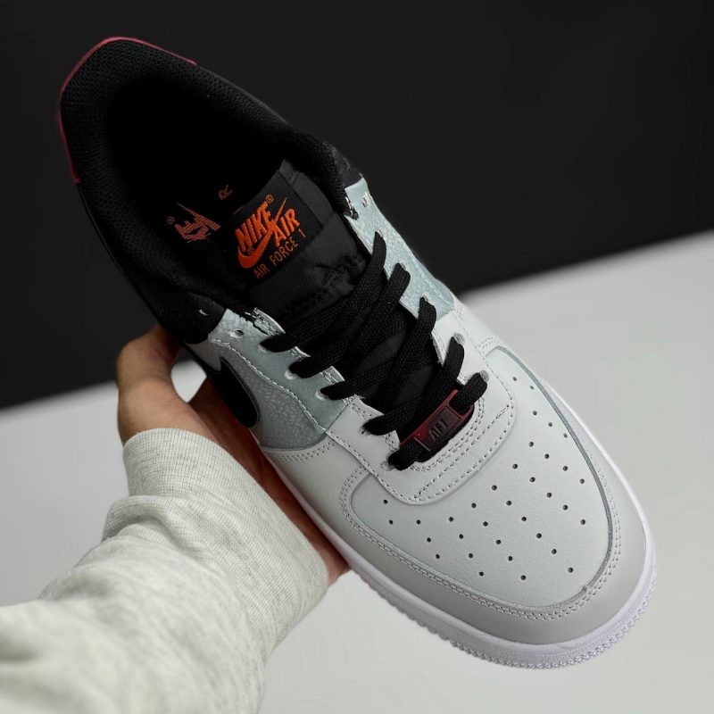 نایک ایر فورس وان مشکی طوسی NIKE AIR FORCE 1 BLACK SMOKE GREY