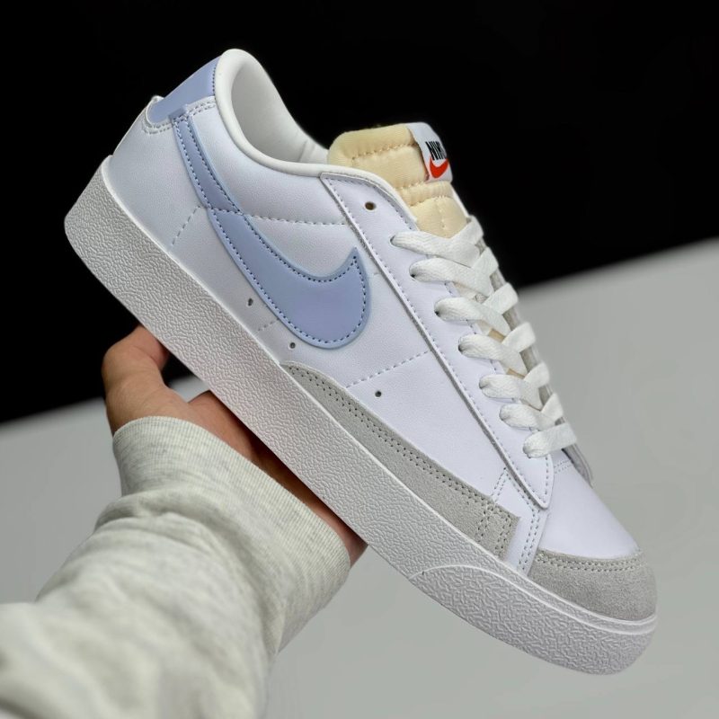 نایک بلیزر لو سفید آبی NIKE BLAZER LOW