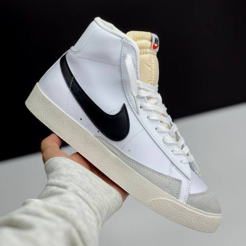 نایک بلیزر ساقدار سفید مشکی NIKE BLAZER HIGH