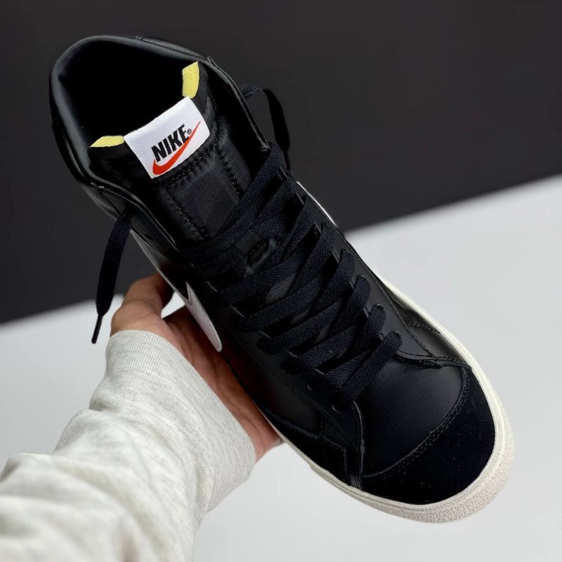 نایک بلیزر ساقدار مشکی سفید NIKE BLAZER HIGH