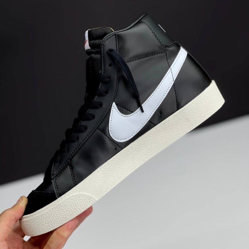 نایک بلیزر ساقدار مشکی سفید NIKE BLAZER HIGH