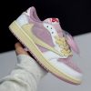 نایک ایر جردن وان لو تراویس اسکات صورتی NIKE AIR JORDAN 1 LOW TRAVIS SCOTT