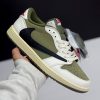 نایک ایر جردن وان لو تراویس اسکات مدیوم الیو NIKE AIR JORDAN 1 LOW TRAVIS SCOTT MEDIUM OLIVE