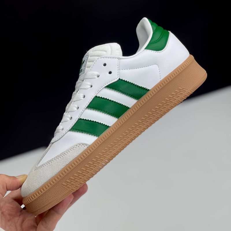 آدیداس سامبا ایکس ال جی سفید سبز ADIDAS SAMBA XLG