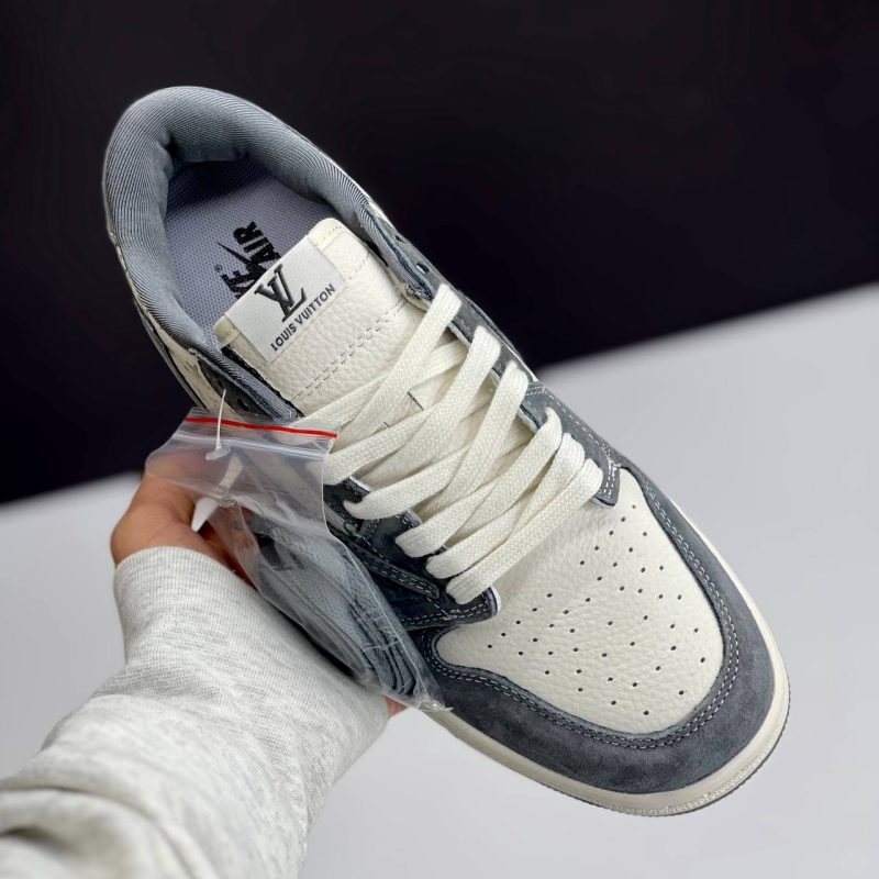 نایک ایر جردن وان لو تراویس اسکات لویی ویتون NIKE AIR JORDAN 1 LOW TRAVIS SCOTT X LOUIS VUITTON