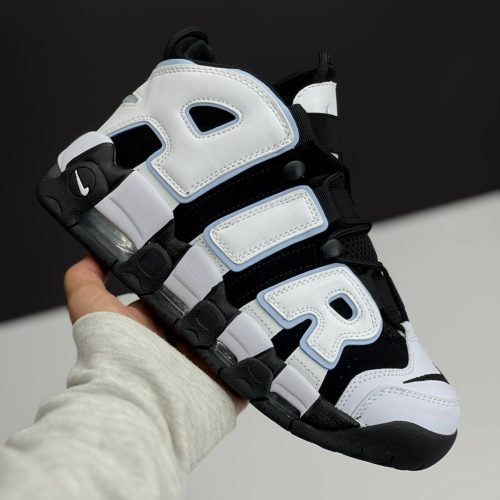 نایک ایر مور آپتمپو مشکی سفید NIKE AIR MORE UPTEMPO