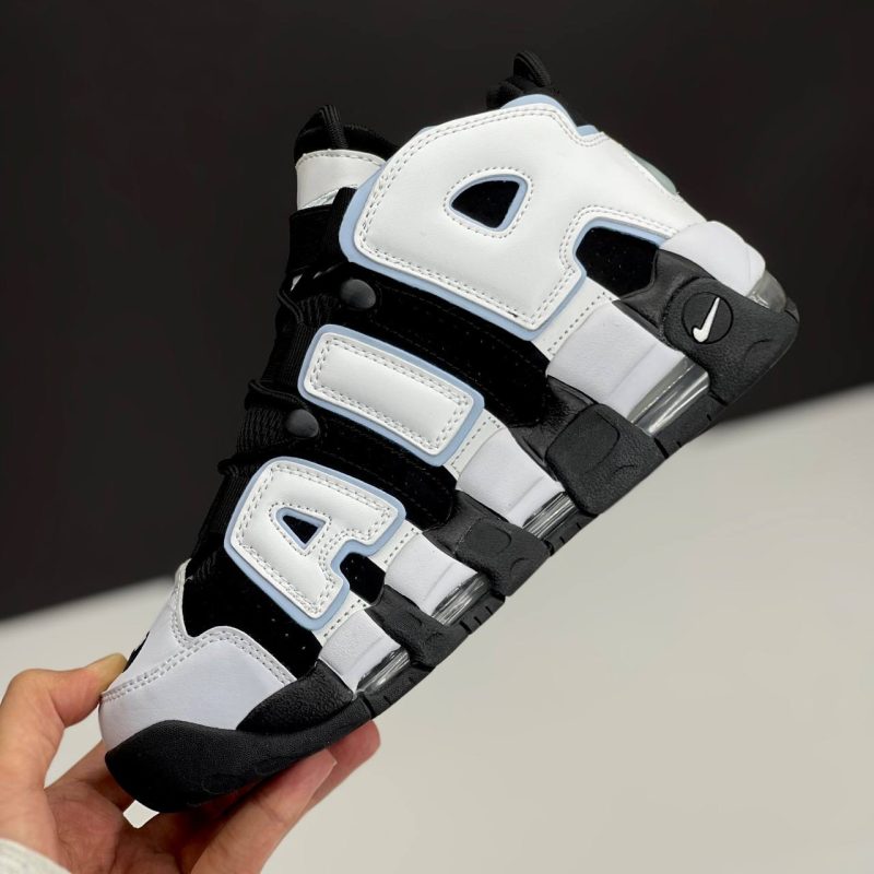 نایک ایر مور آپتمپو مشکی سفید NIKE AIR MORE UPTEMPO