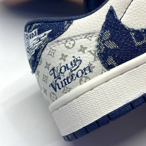 نایک ایر جردن وان لو تراویس اسکات لویی ویتون NIKE AIR JORDAN 1 LOW TRAVIS SCOTT X LOUIS VUITTON