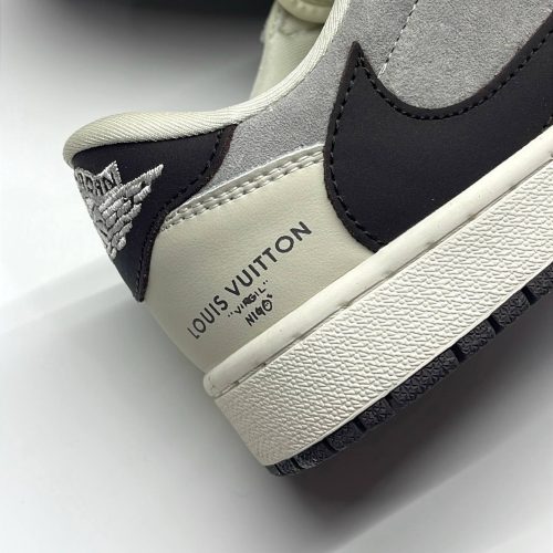 نایک ایر جردن وان لو تراویس اسکات لویی ویتون NIKE AIR JORDAN 1 LOW TRAVIS SCOTT X LOUIS VUITTON
