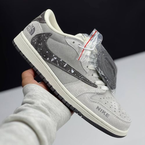 نایک ایر جردن وان لو تراویس اسکات نورث فیس NIKE AIR JORDAN 1 LOW TRAVIS SCOTT X NORTH FACE