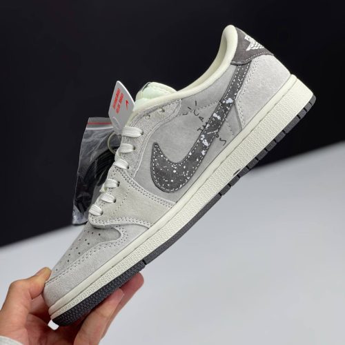 نایک ایر جردن وان لو تراویس اسکات نورث فیس NIKE AIR JORDAN 1 LOW TRAVIS SCOTT X NORTH FACE