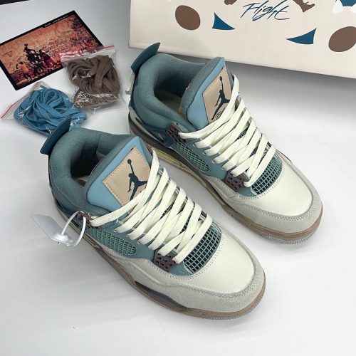نایک ایر جردن فور رترو اسنورلکس کاستوم NIKE AIR JORDAN 4 RETRO SNORLAX CUSTOM