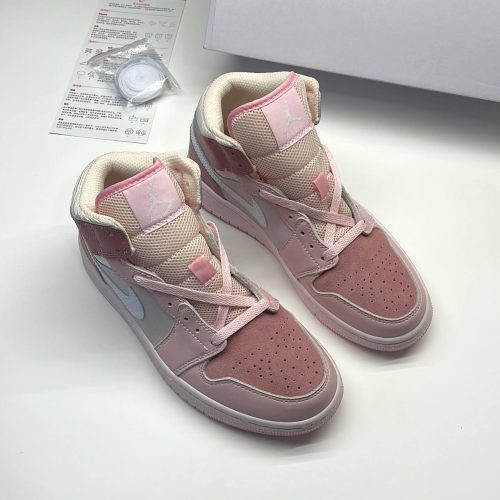 نایک ایر جردن وان ساقدار صورتی-دیجیتال پینک NIKE AIR JORDAN 1 HIGH DIGITAL PINK