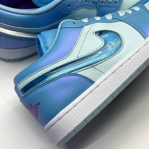 نایک ایر جردن وان لو آکواریوم آبی NIKE AIR JORDAN 1 LOW AQUARIUS BLU
