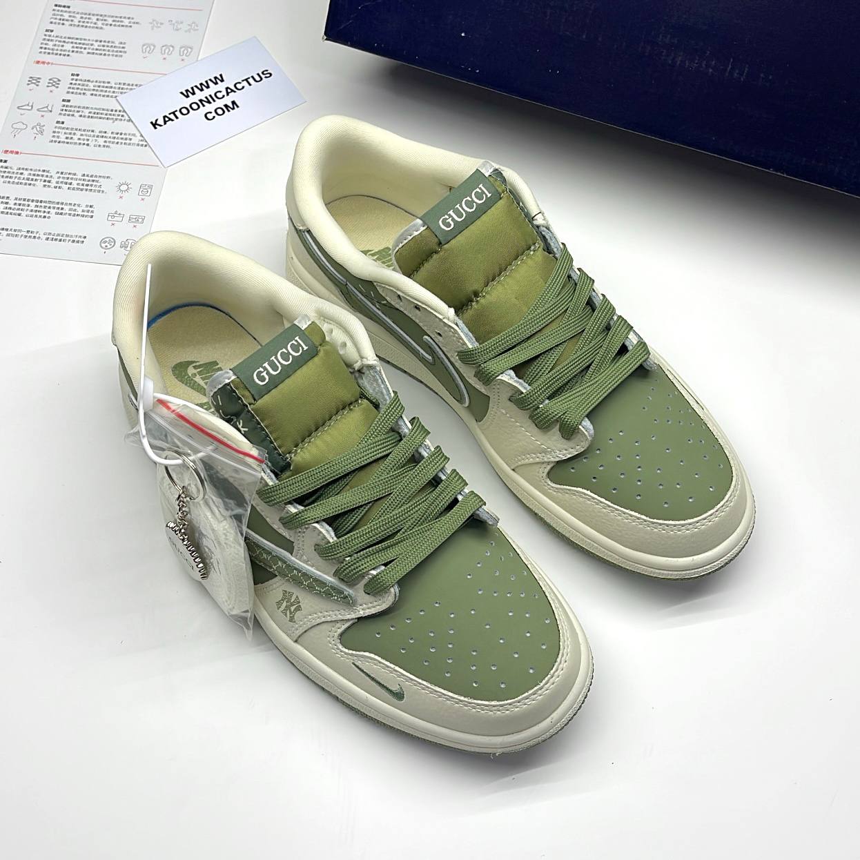 نایک ایر جردن وان لو تراویس اسکات گوچی NIKE AIR JORDAN 1 LOW TRAVIS SCOTT X GUCCI