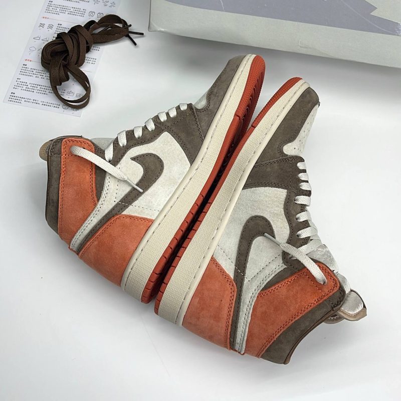 نایک ایر جردن وان ساقدار داست کلای NIKE AIR JORDAN 1 HIGH DUSTED CLAY